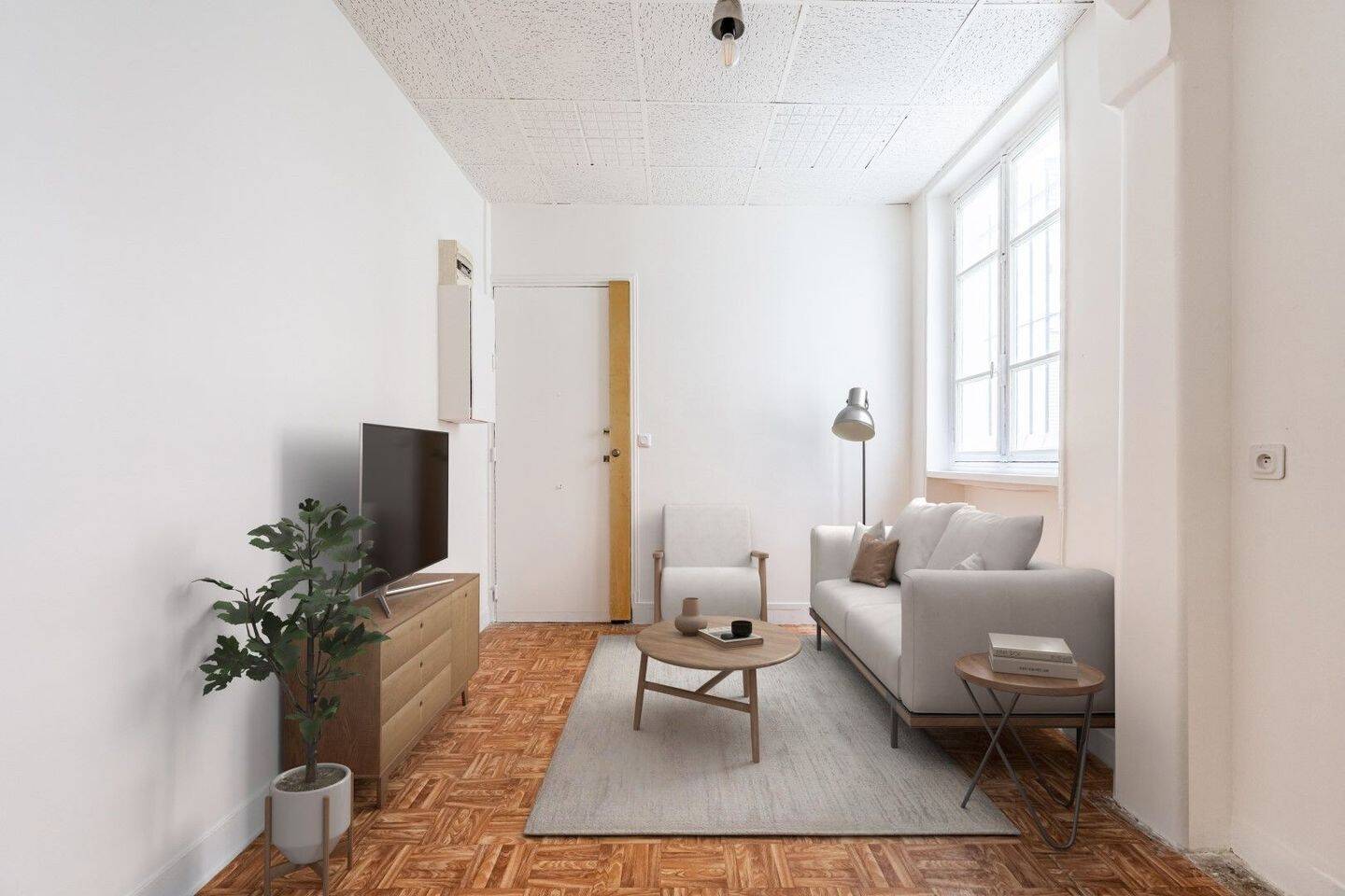 découvrez la rénovation vintage d'un appartement unique situé dans le 18ème arrondissement de paris, alliant charme ancien et confort moderne pour un intérieur chaleureux et authentique.