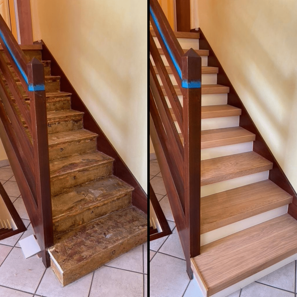 découvrez nos services professionnels pour tous vos travaux d'escalier : rénovation, installation et réparation pour un escalier sûr et esthétique.