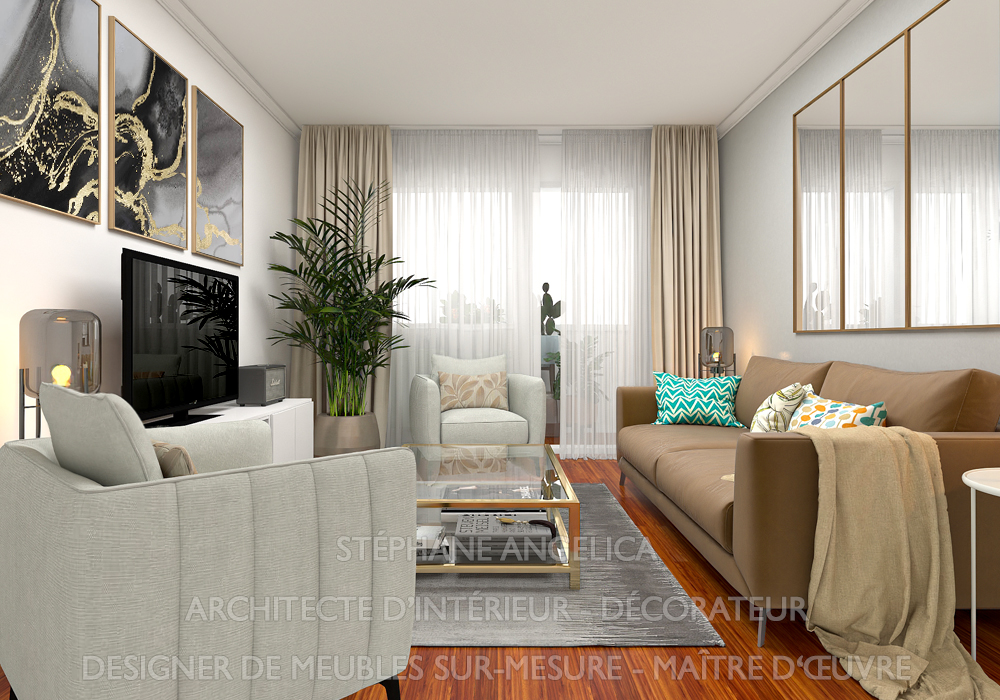 architecte parisien expert en design d'espace, spécialisé dans la création d'intérieurs innovants et fonctionnels alliant esthétique et confort au cœur de paris.