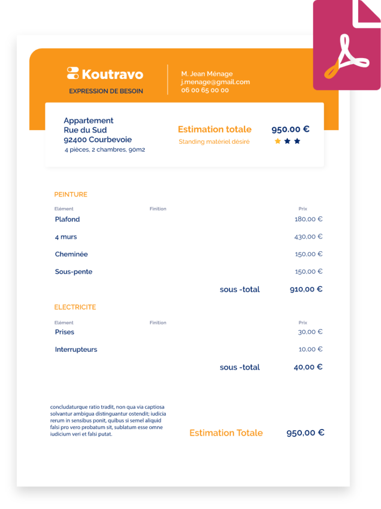 calculez facilement et rapidement le coût de votre rénovation grâce à notre outil en ligne précis et personnalisé.