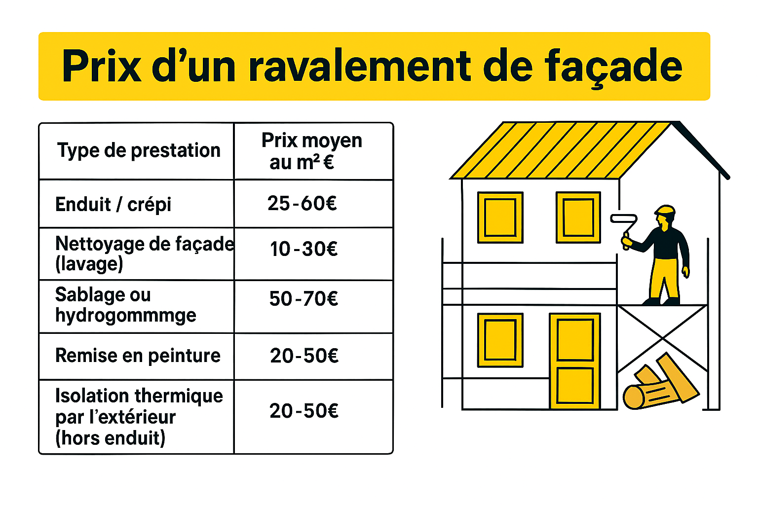 découvrez le coût moyen d'un ravalement de façade et nos astuces pour économiser tout en améliorant l'apparence et la durabilité de votre bâtiment.