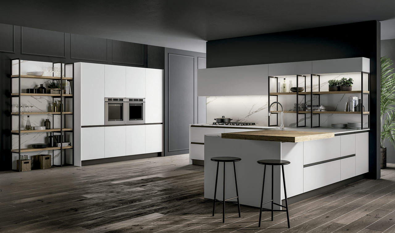 découvrez la cuisine arredo3 kali, alliant style contemporain et modernité pour une pièce à vivre élégante et fonctionnelle.