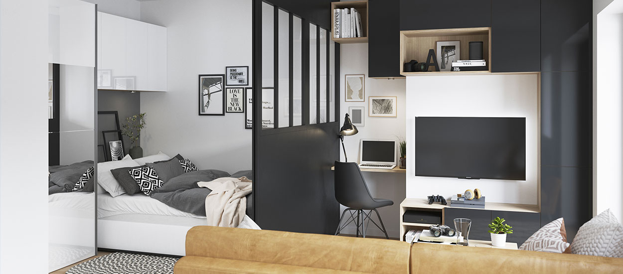 découvrez des astuces pratiques pour décorer et optimiser l'espace de votre studio de 18m2, alliant style et gain de place.