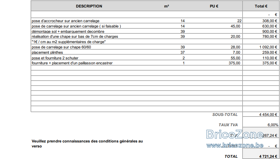 obtenez rapidement un devis carrelage en ligne personnalisé pour vos projets de rénovation ou construction. simple, rapide et sans engagement.
