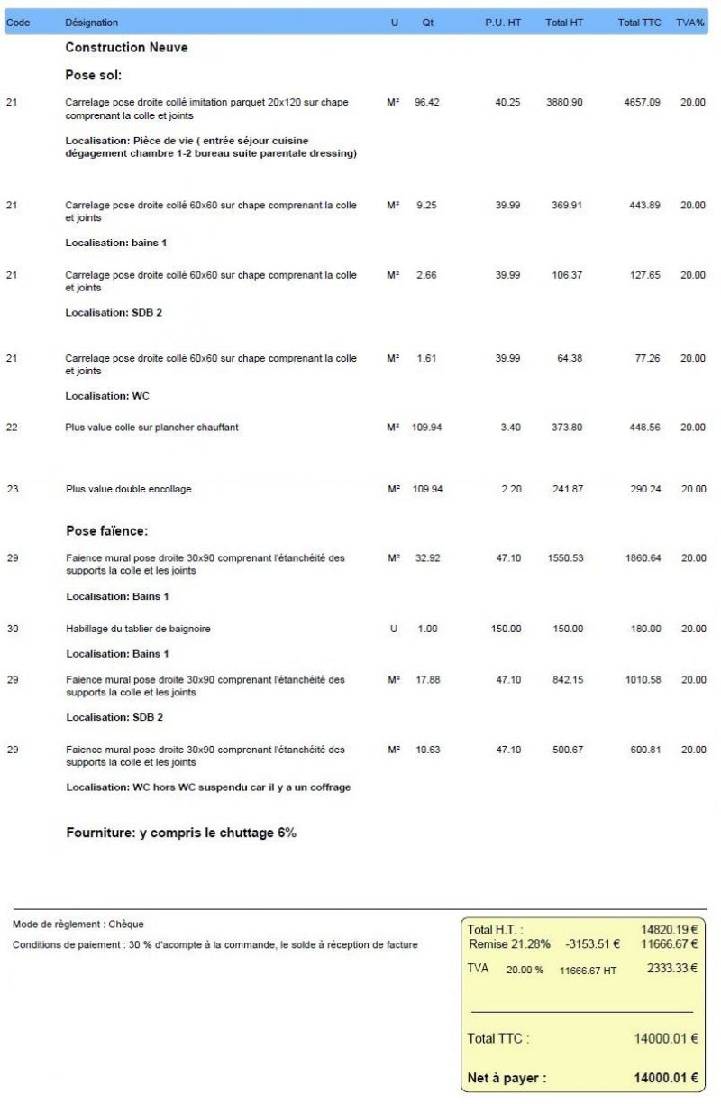 obtenez un devis carrelage rapide et personnalisé pour tous vos projets de pose et rénovation. comparez les prix des professionnels du carrelage près de chez vous.