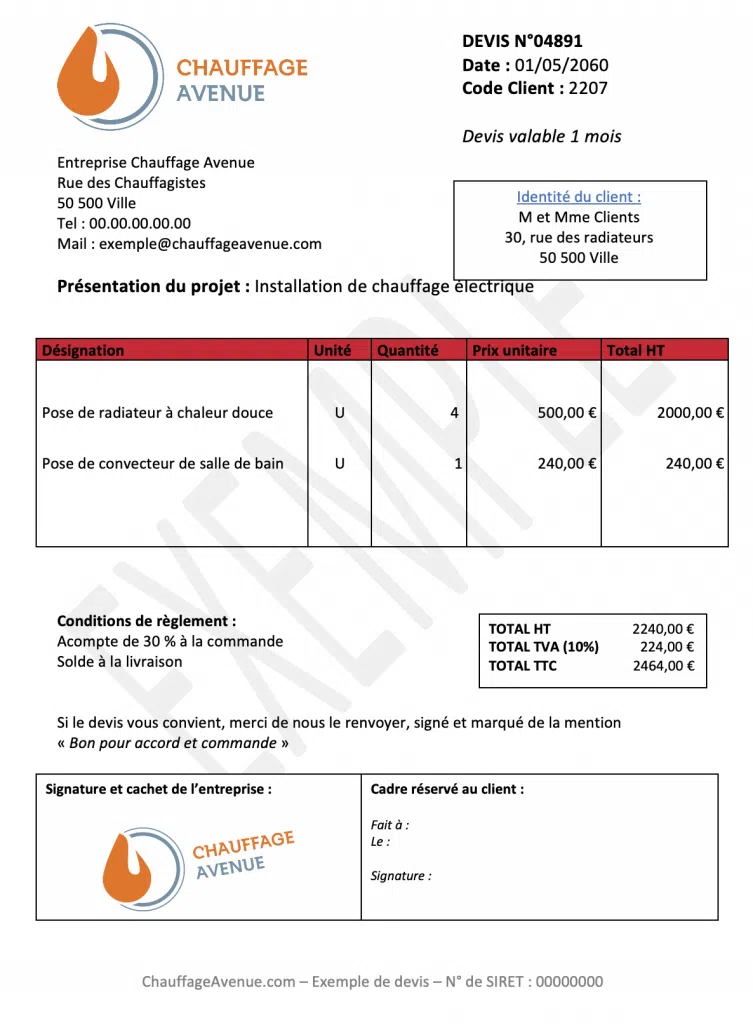 obtenez un devis chauffage personnalisé rapidement et gratuitement pour l'installation ou la rénovation de votre système de chauffage. comparez les offres des professionnels près de chez vous.