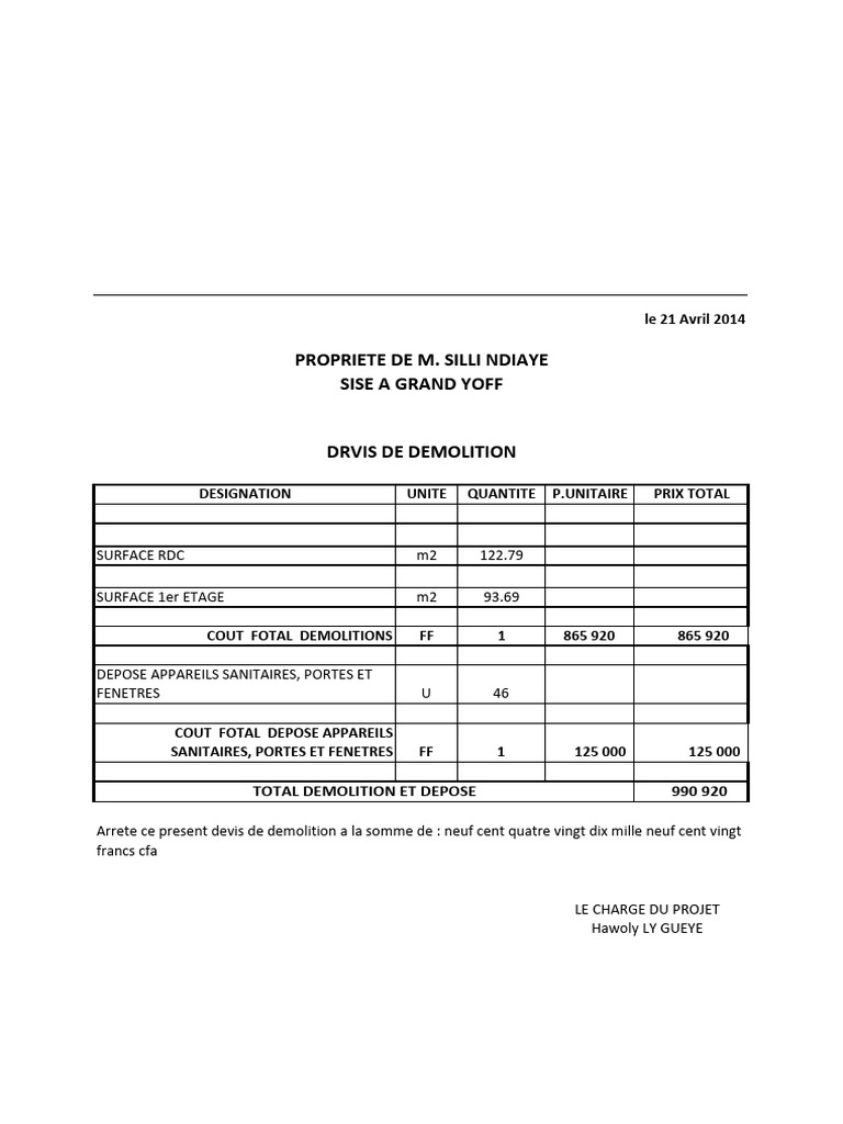 obtenez un devis démolition intérieure au meilleur prix. comparez gratuitement les offres pour vos travaux de démolition et trouvez le professionnel idéal.