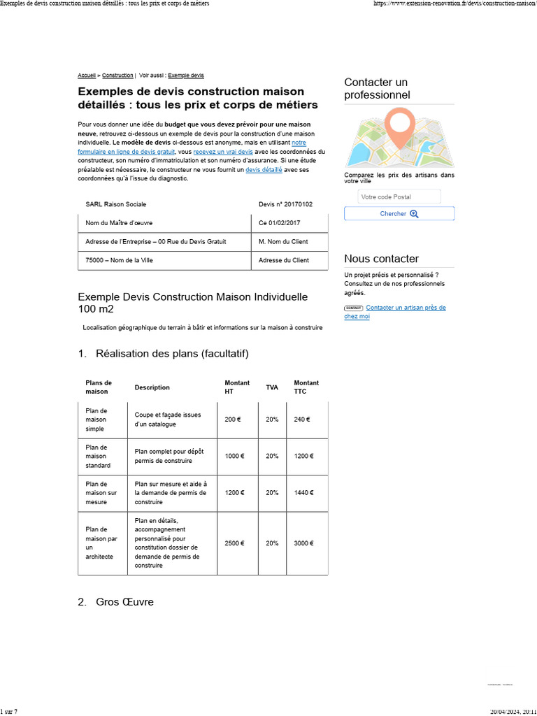 obtenez un devis détaillé pour la surélévation de votre maison, comprenant tous les coûts et étapes du projet pour une rénovation réussie.