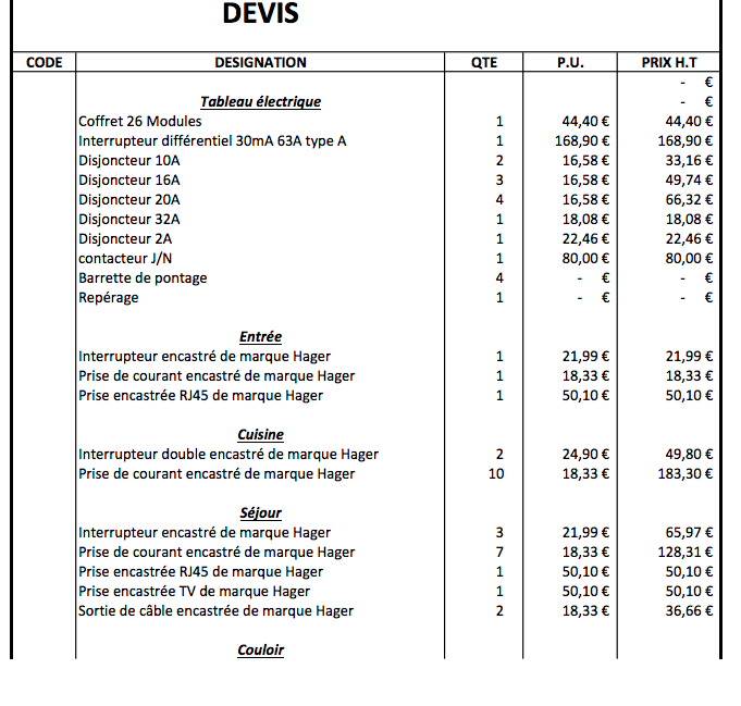 obtenez un devis détaillé pour vos travaux d'électricité dans le bâtiment. service rapide, fiable et adapté à vos besoins professionnels ou particuliers.