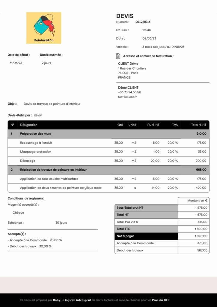 obtenez un devis peinture gratuit et personnalisé rapidement. comparez les prix et trouvez le meilleur professionnel pour vos travaux de peinture.