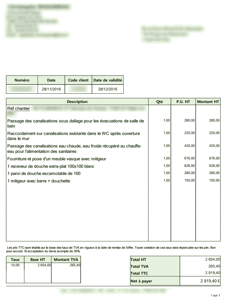 obtenez un devis plomberie en ligne rapide et gratuit pour tous vos travaux de plomberie. comparez les prix et trouvez un professionnel qualifié près de chez vous.