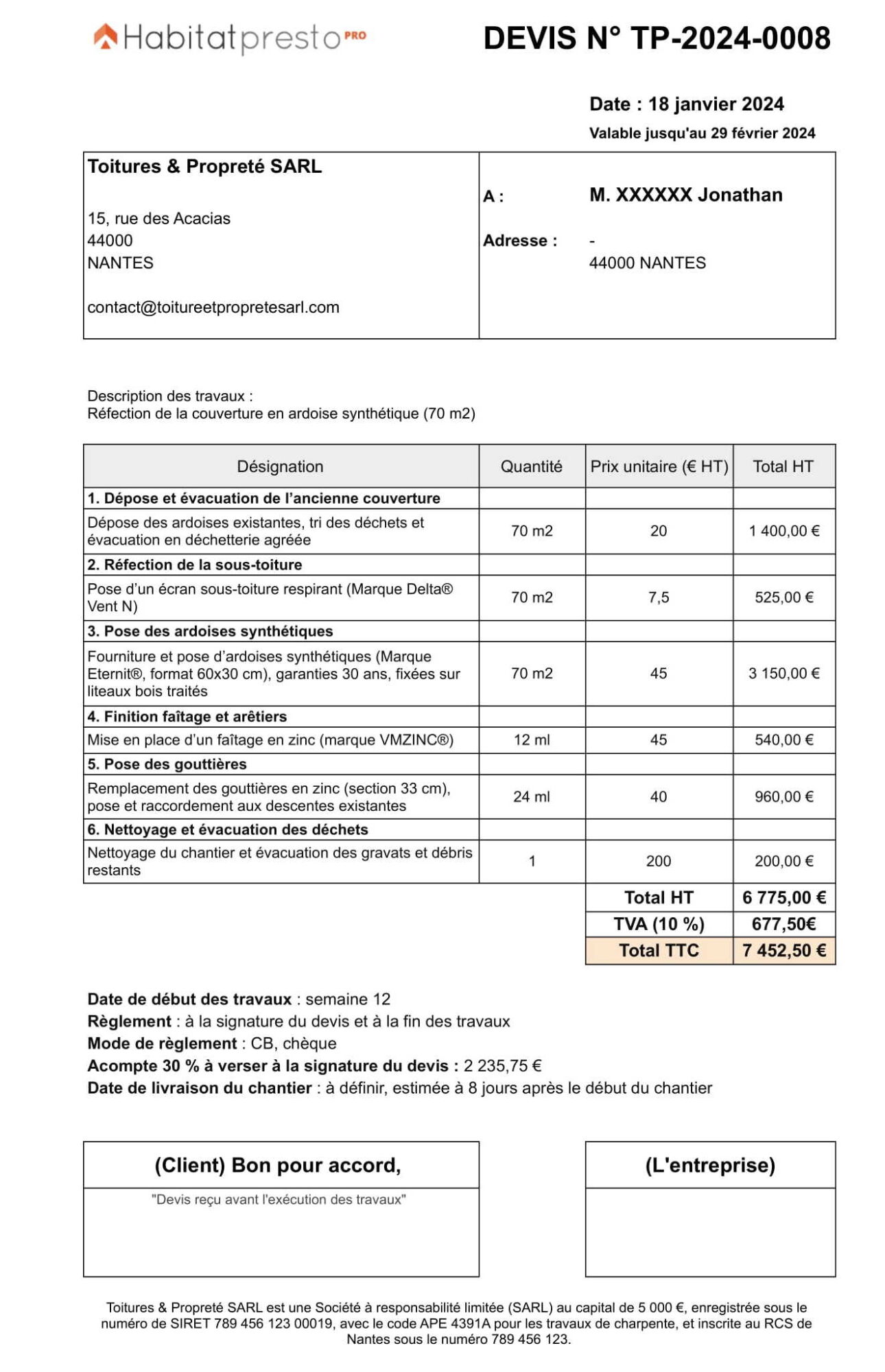 obtenez rapidement un devis toiture en ligne personnalisé pour vos travaux de couverture. comparez les prix et choisissez le meilleur artisan facilement.