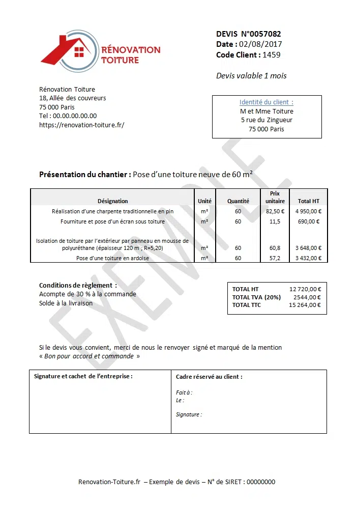 obtenez un devis toiture personnalisé et gratuit pour vos travaux de réparation, rénovation ou installation. comparez les prix et trouvez le meilleur professionnel près de chez vous.
