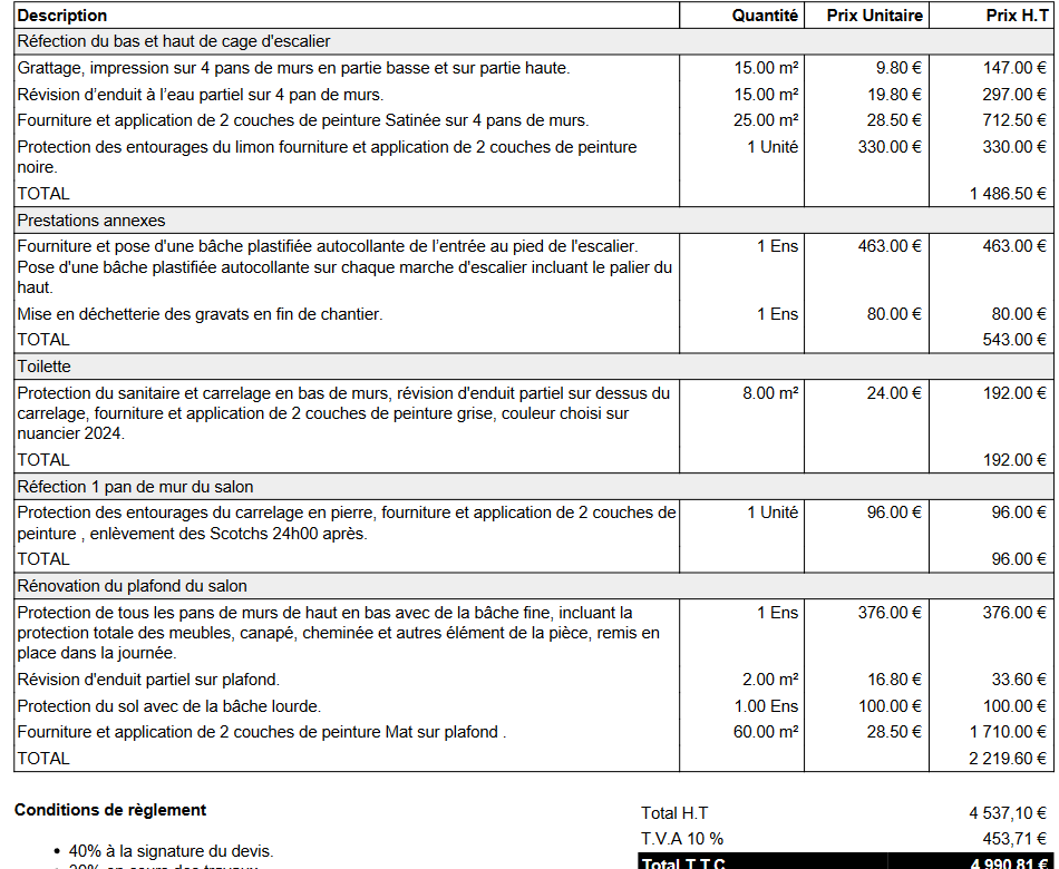 obtenez un devis travaux immédiat et personnalisé pour tous vos projets de rénovation ou construction. simple, rapide et sans engagement.