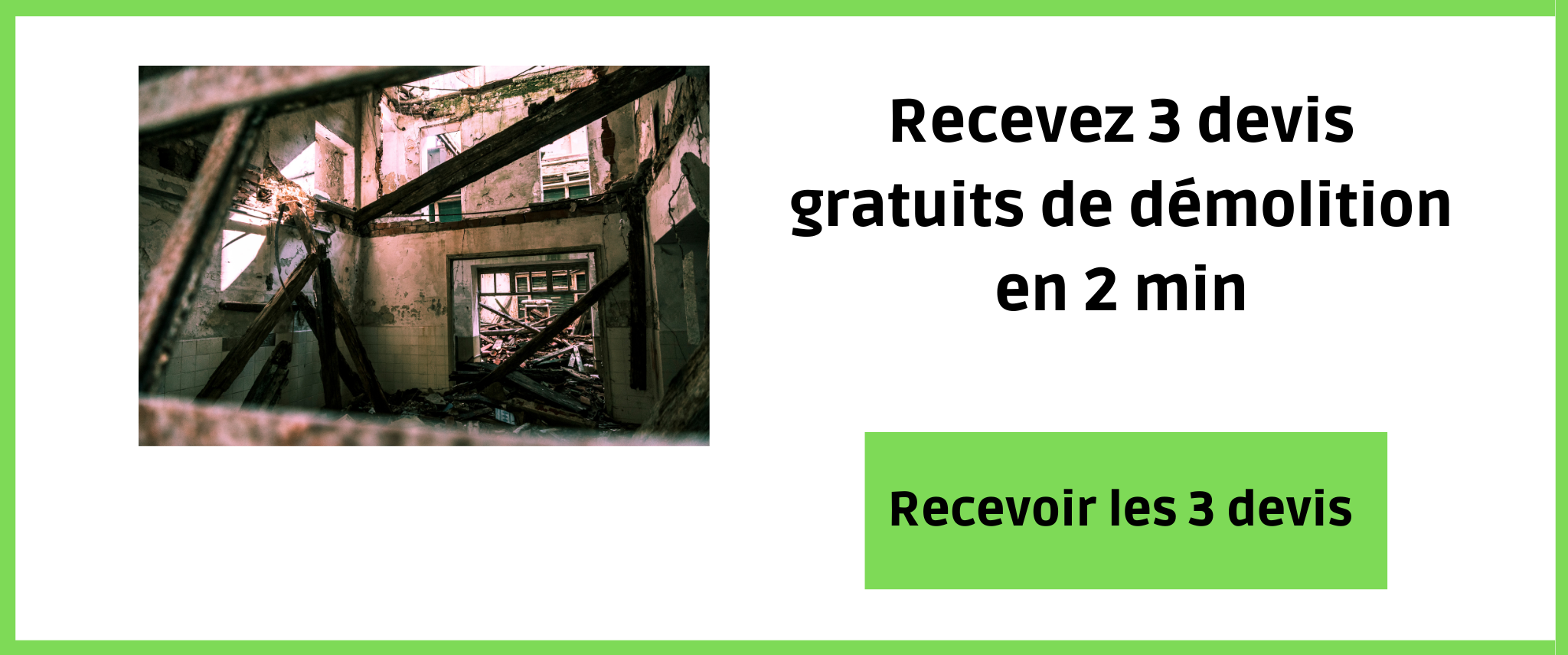 exemple de devis pour démolition de bâtiment : détails des coûts, prestations incluses et guide pour bien préparer votre projet de démolition.