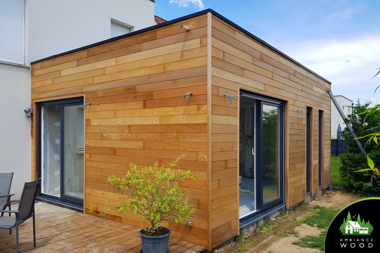 découvrez notre extension bois de 30m², idéale pour agrandir votre espace de vie avec un matériau naturel, durable et esthétique.