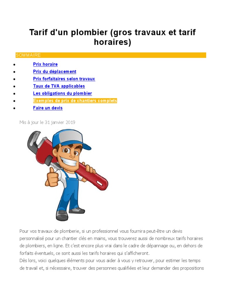 découvrez tout sur les frais de déplacement d'un plombier : tarifs, conditions et conseils pour éviter les mauvaises surprises lors de vos interventions de plomberie.