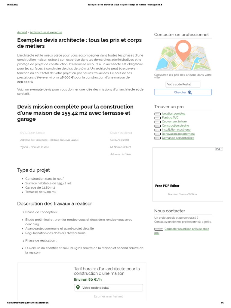 obtenez le meilleur devis d'architecte pour la rénovation de votre maison. comparez gratuitement les offres et trouvez un professionnel qualifié adapté à votre projet.