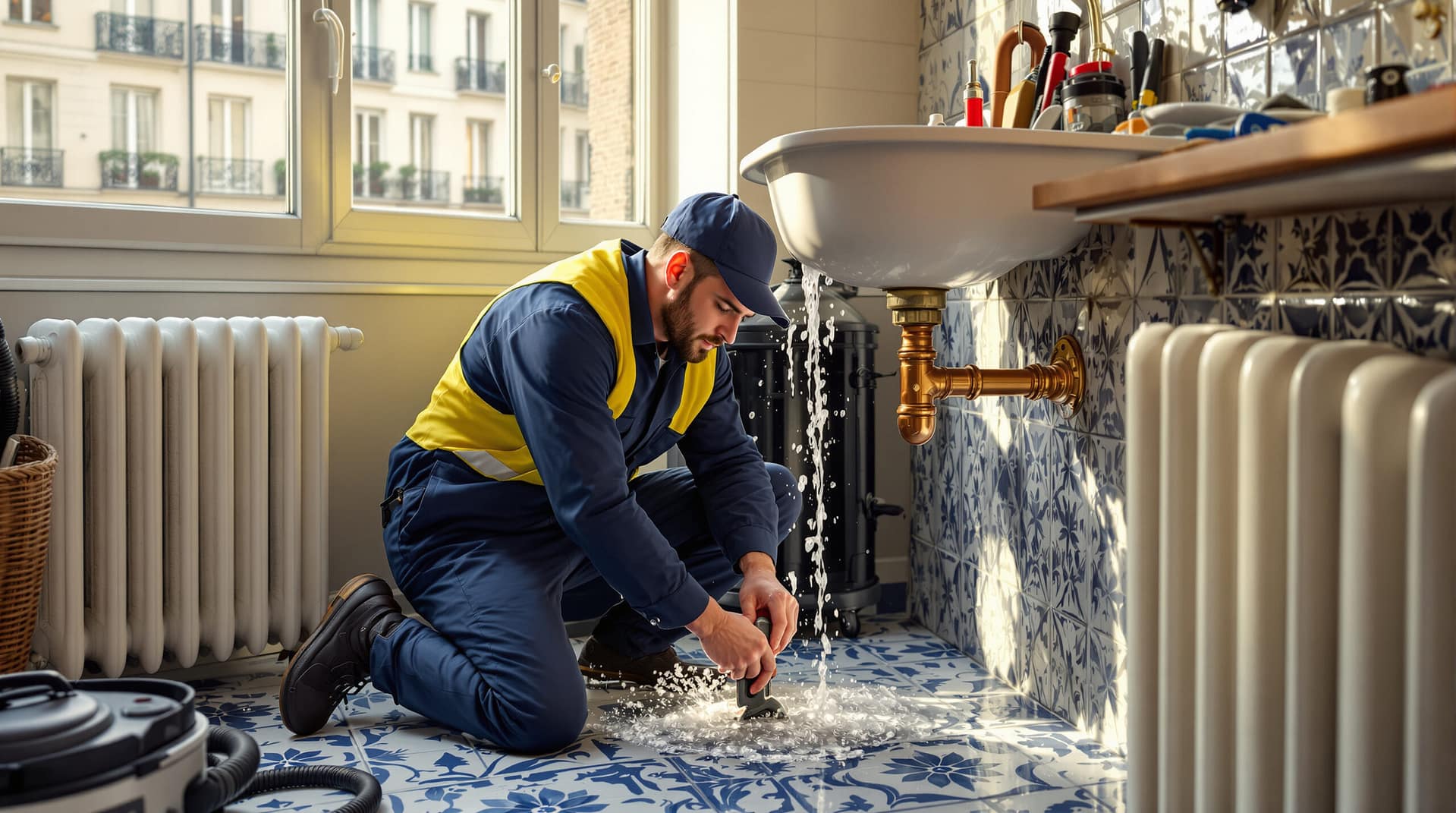 service de plombier urgence à paris disponible 24h/24 pour réparer fuites, déboucher canalisations et intervenir rapidement en cas de problème plomberie.