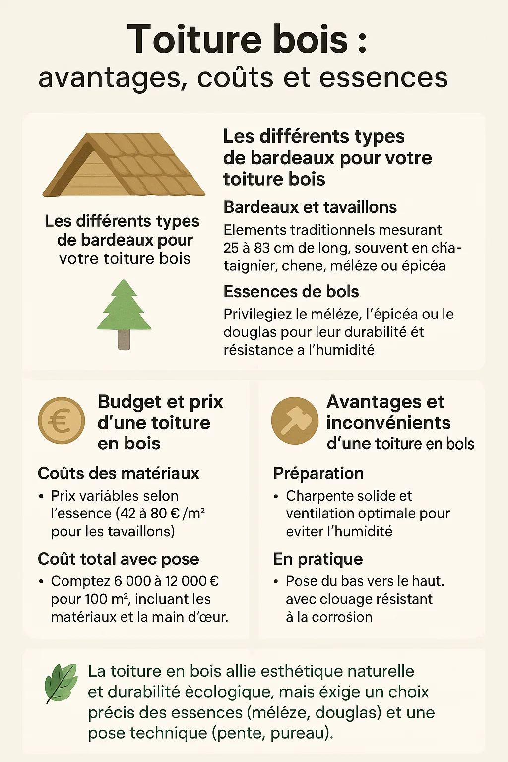 découvrez les prix au m² pour votre toiture et obtenez une estimation précise des coûts de matériaux et de main-d'œuvre pour vos travaux de couverture.