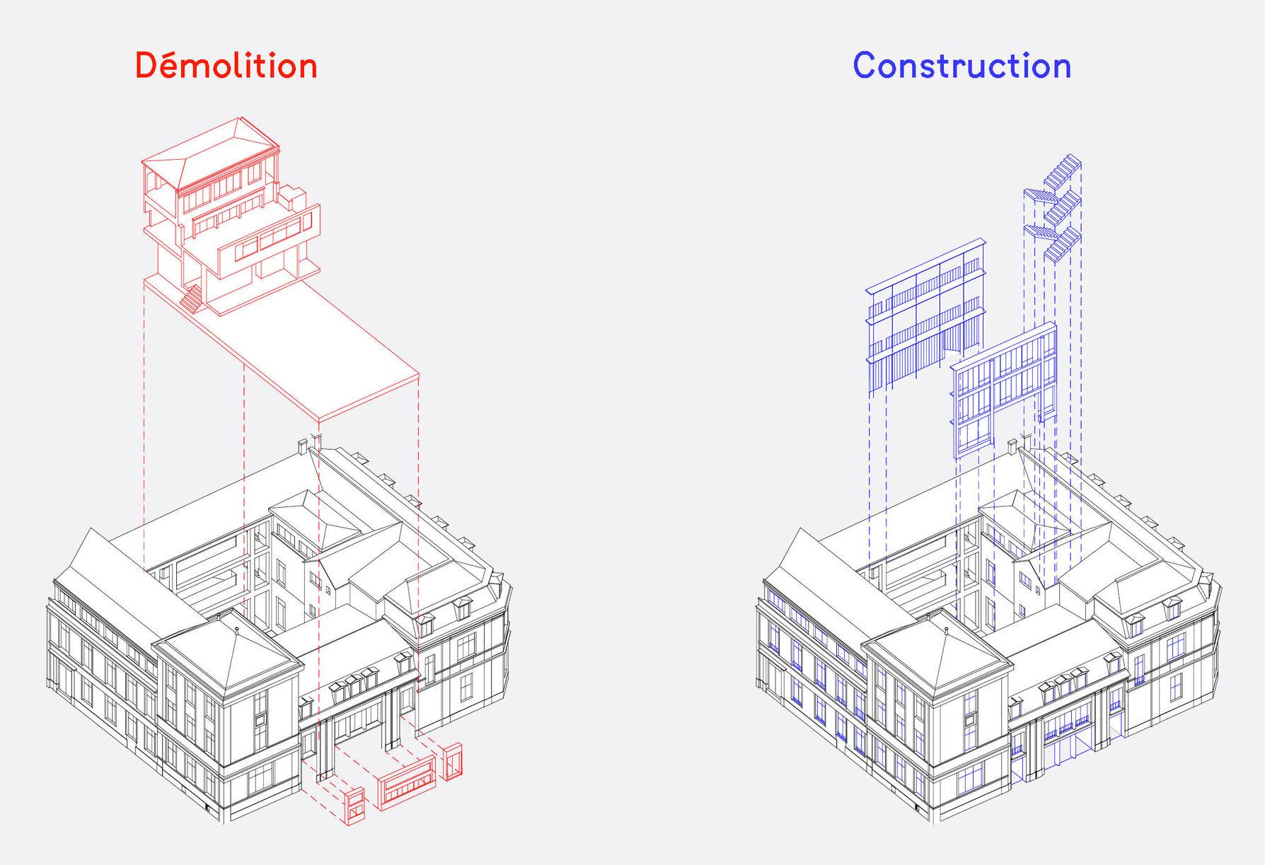 rénovation d'immeuble dans le marais adaptée aux personnes à mobilité réduite (pmr) pour un accès facile et sécurisé.