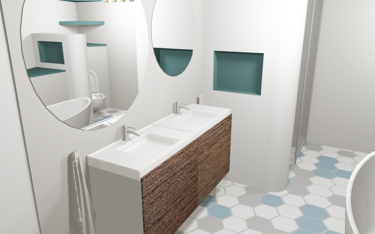 transformez votre salle de bain avec l'expertise d'un architecte spécialisé en rénovation pour un espace moderne, fonctionnel et élégant.