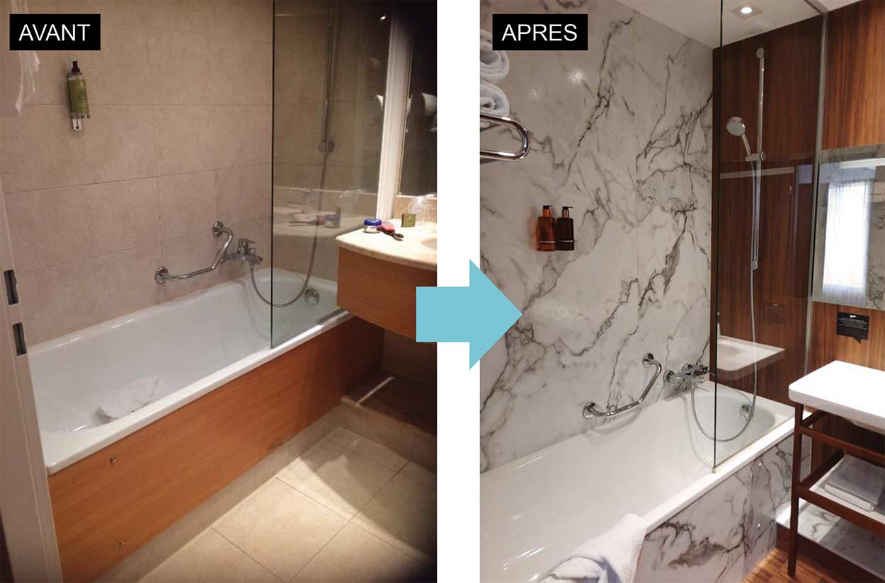 découvrez nos services de rénovation de salle de bain pour hôtels, alliant design moderne et fonctionnalité pour offrir confort et élégance à vos clients.