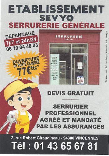 serrurier à vincennes disponible 7j/7 pour tous vos besoins en dépannage, installation et sécurité. intervention rapide et professionnelle près de chez vous.