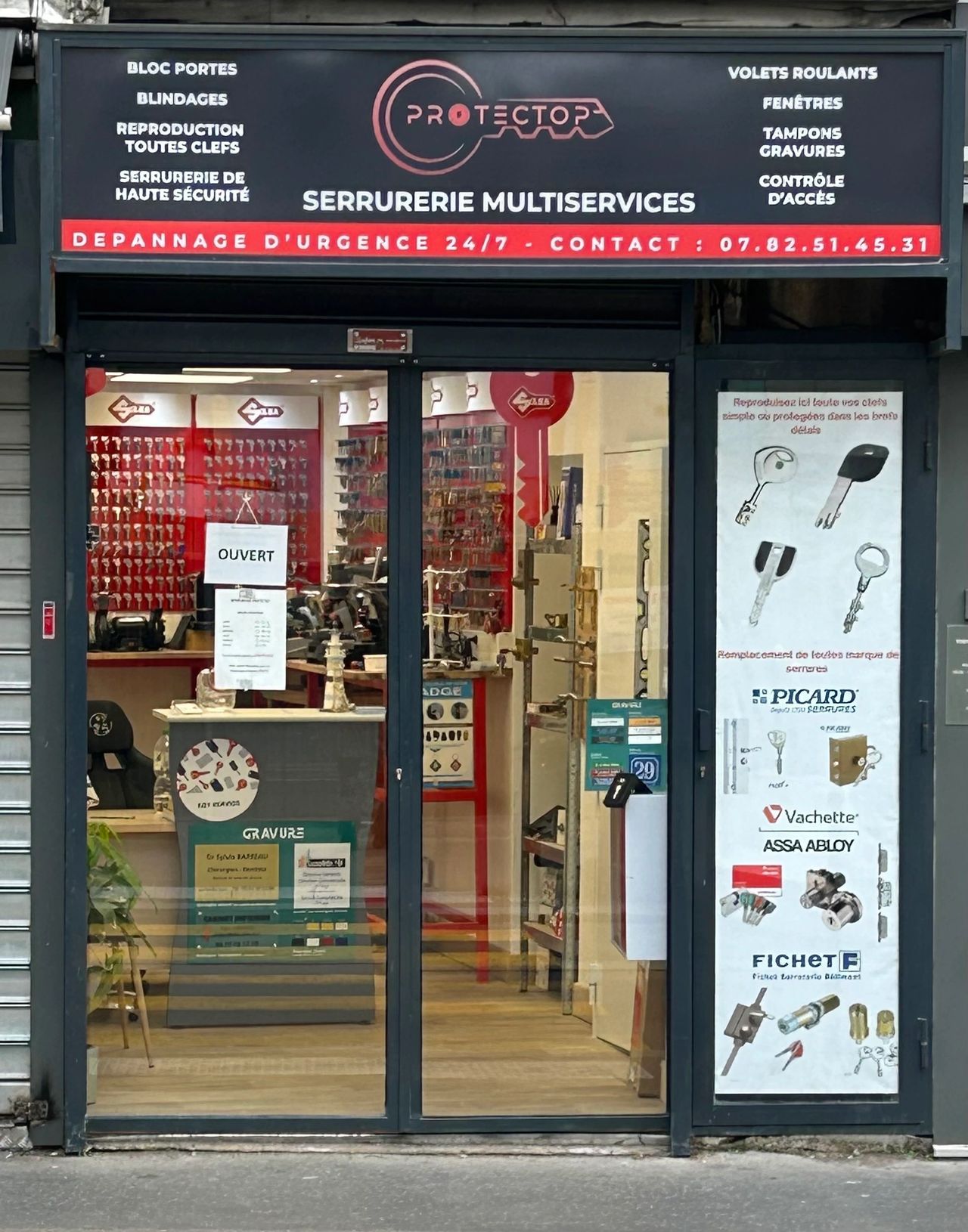 serrurier paris 24/7 rapide : intervention urgente à toute heure pour vos portes bloquées, clés perdues ou installations de sécurité. service fiable et professionnel.