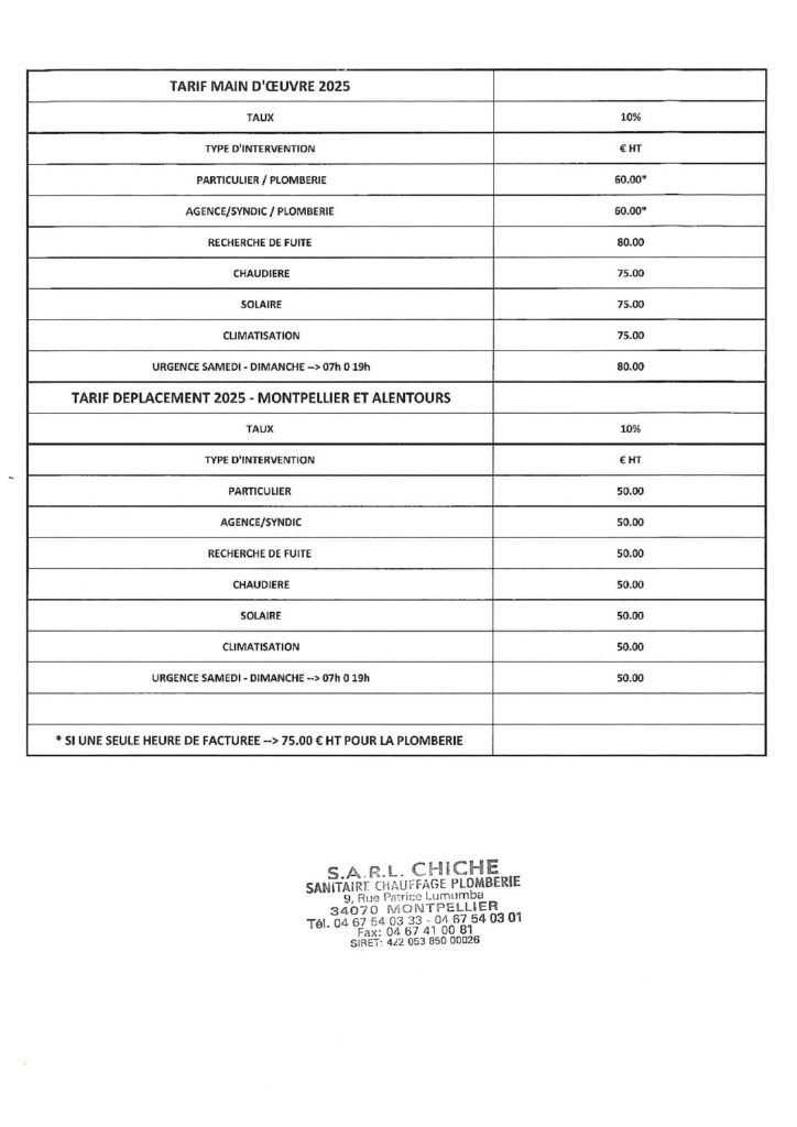 découvrez nos tarifs plombier au juste prix pour des interventions de qualité et sans surprise. obtenez un devis clair et transparent pour tous vos travaux de plomberie.