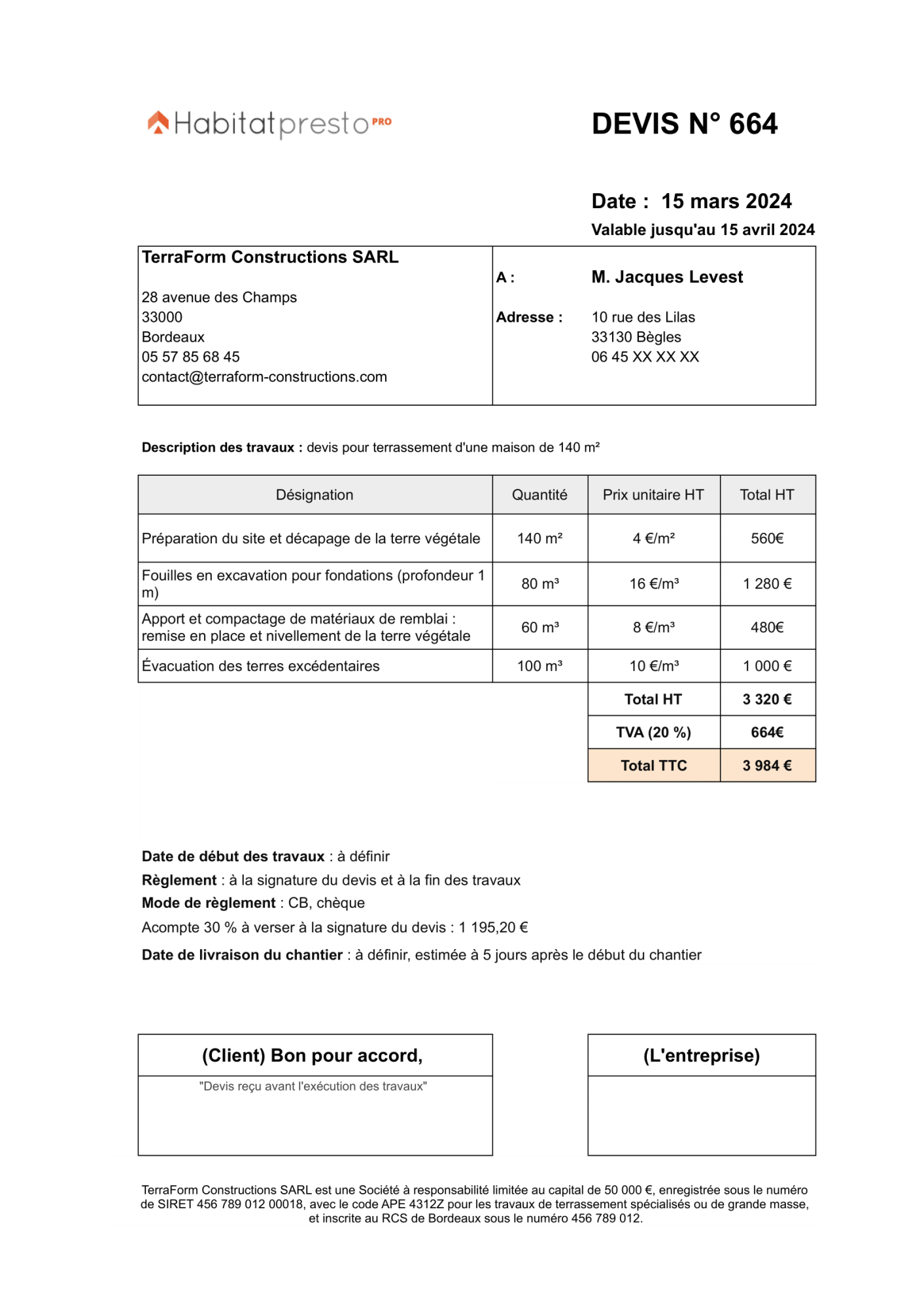 découvrez les tarifs des services de terrassier pour vos travaux de construction et aménagement. obtenez un devis précis pour votre projet de terrassement.