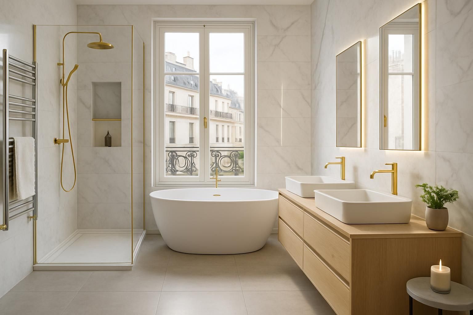 Découvrez notre guide complet 2026 pour la rénovation de salle de bain luxe à Paris : conseils experts, étapes clés et estimation des prix pour transformer votre espace en un véritable havre de détente.