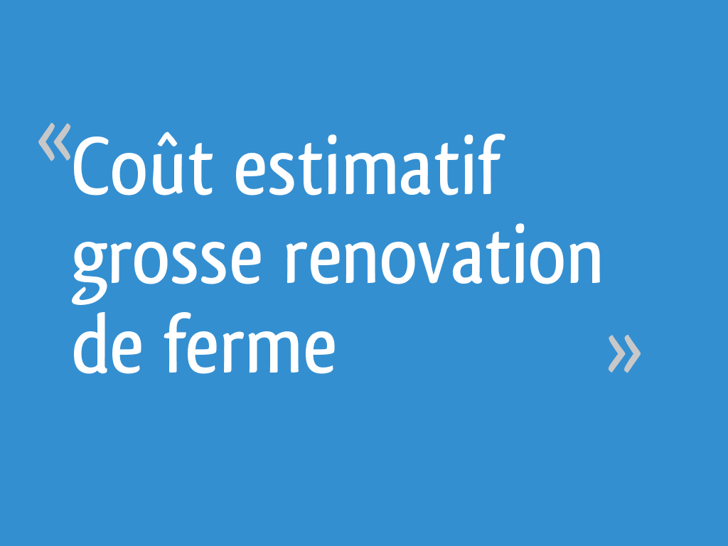 découvrez le coût de la rénovation d'une ferme : estimation des prix, facteurs influençant le budget, et conseils pour réussir vos travaux de rénovation.