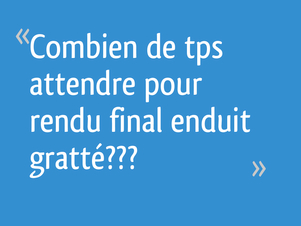 obtenez un devis gratuit pour la réalisation d'un enduit gratté de qualité. comparez les offres et faites appel à des professionnels pour sublimer vos murs.