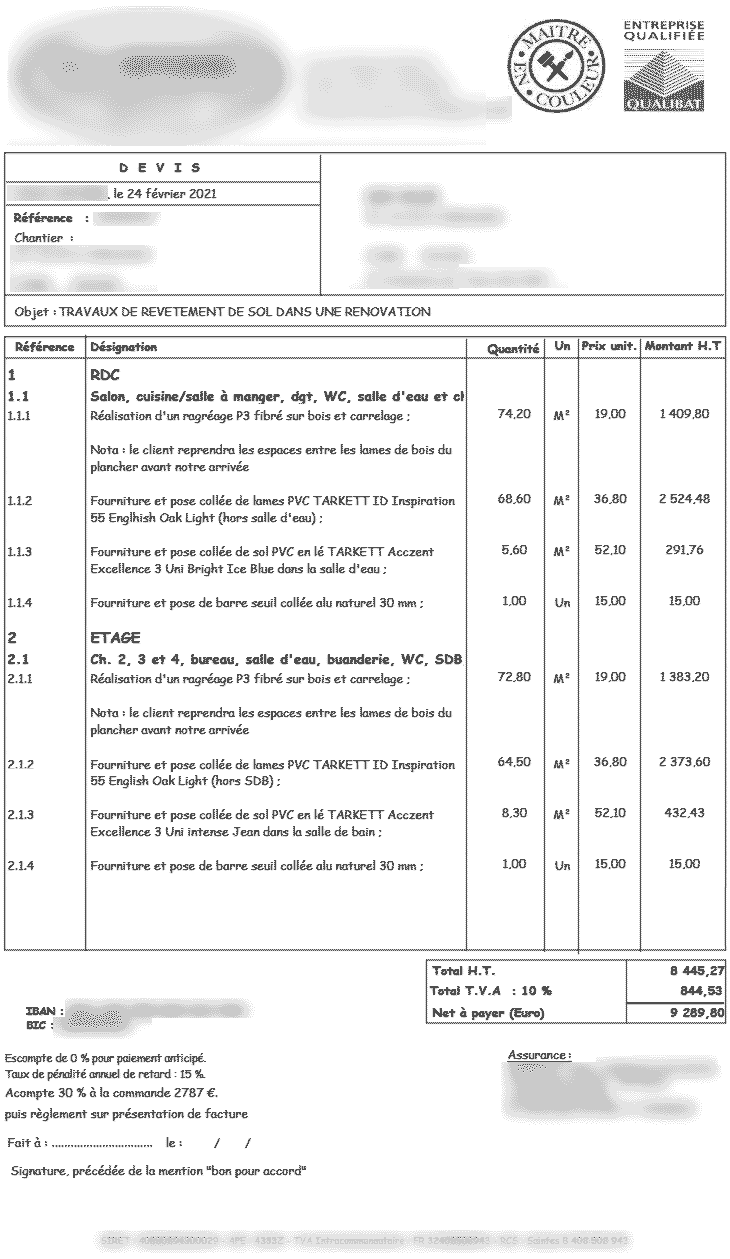 obtenez un devis personnalisé pour la pose de parquet. bénéficiez de conseils d'experts et de tarifs compétitifs pour un sol en bois de qualité.