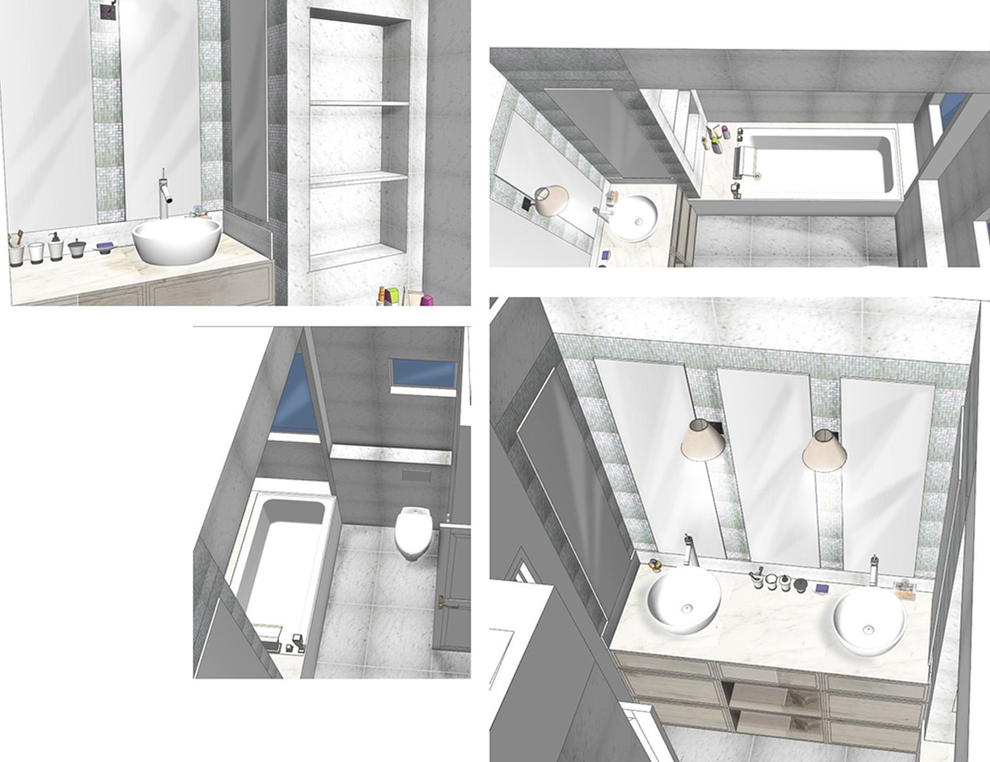 découvrez nos solutions de rénovation pour une salle de bain de 6m2, alliant design, fonctionnalité et optimisation de l'espace.
