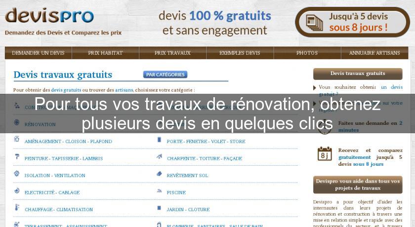 obtenez rapidement des devis gratuits et personnalisés pour tous vos travaux de construction, rénovation et aménagement sur notre site spécialisé.